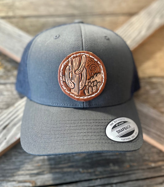 Cactus Round Patch Hat