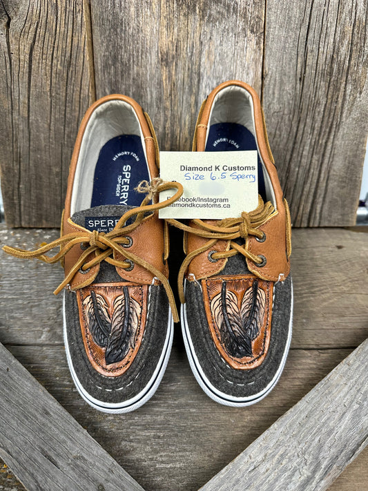 Tooled Feather Sperry