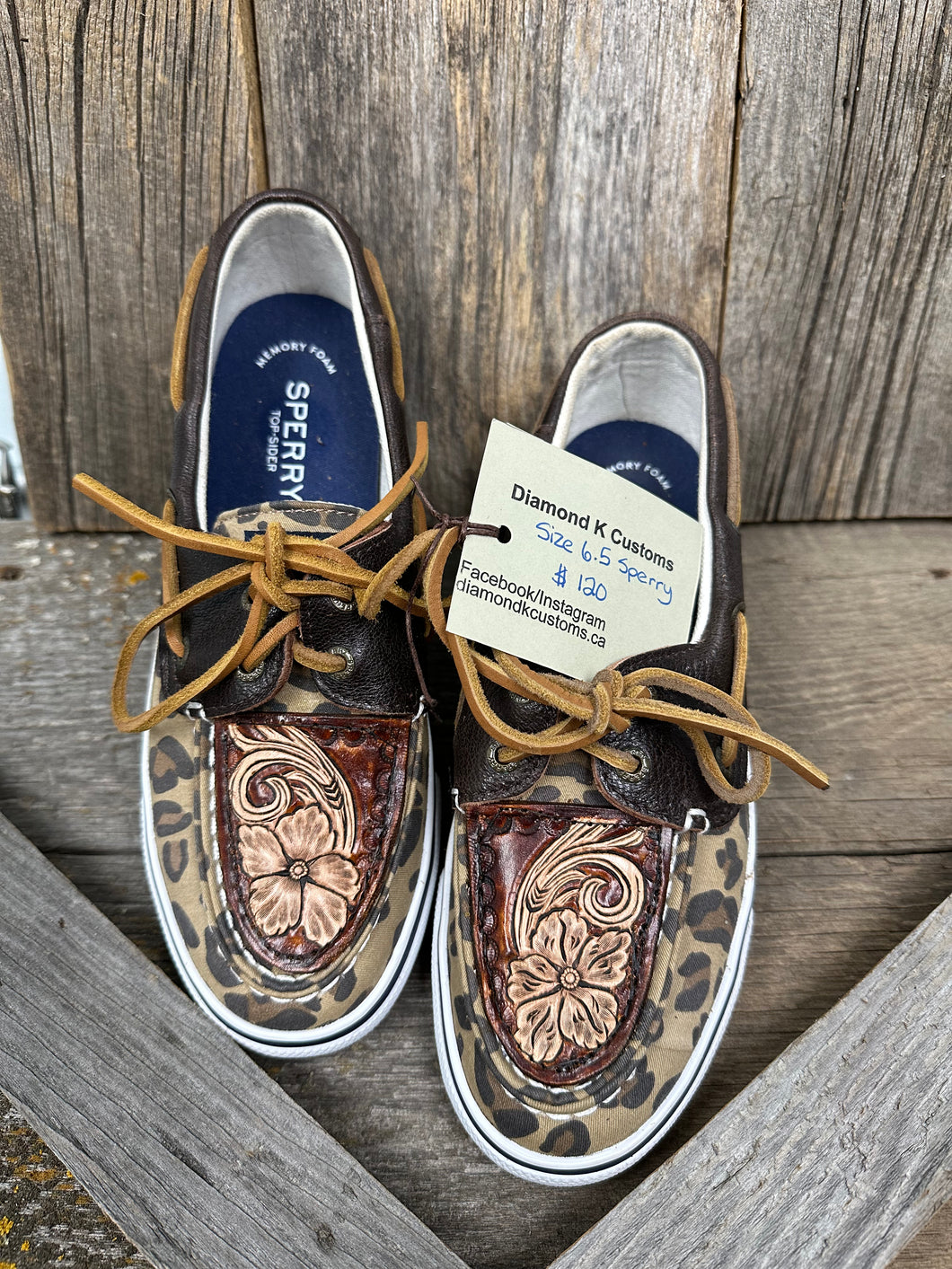 Tooled Sperry Shoes