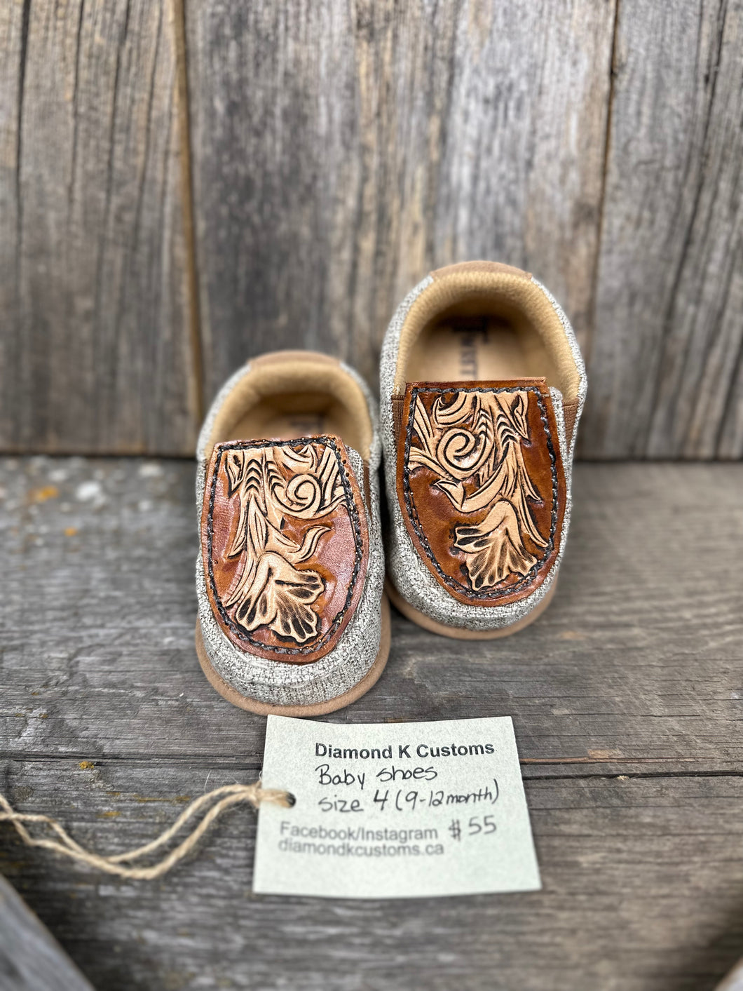 Tooled Baby Shoes